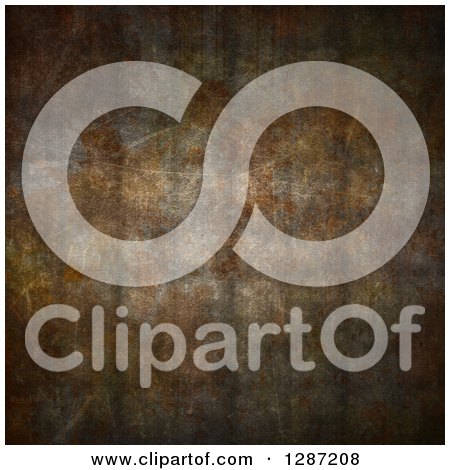 Clipart of a Rusted Metal Background - Royalty Free Illustration by KJ Pargeter