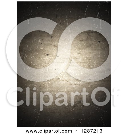 Clipart of a Stained and Scratched Grungy Background - Royalty Free Illustration by KJ Pargeter