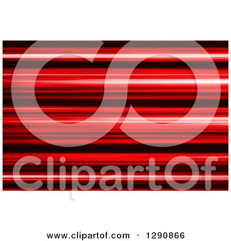 Clipart of a Background of Red and Black Blurred or Speed Lines - Royalty Free Illustration by oboy