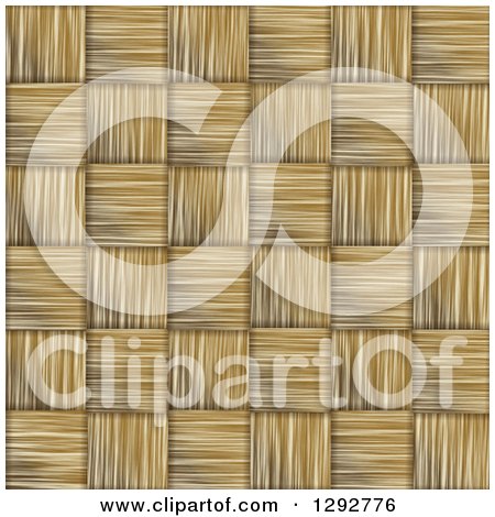 Clipart of a Brown Thick Basket Weave Texture Background - Royalty Free Illustration by Prawny