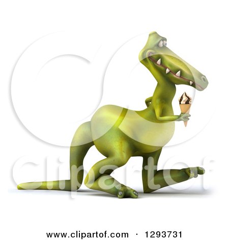 dinosaur with cone on head