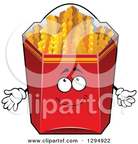 Royalty-Free (RF) Clipart of Crinkle Fries, Illustrations, Vector ...