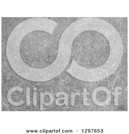 Clipart of a Background of Scratched Concrete - Royalty Free Illustration by KJ Pargeter
