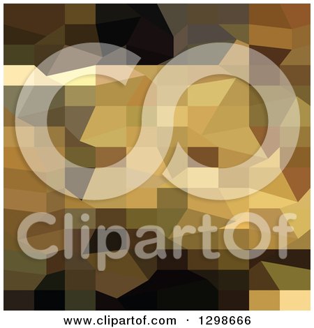 Clipart of a Low Poly Abstract Geometric Background - Royalty Free Vector Illustration by patrimonio