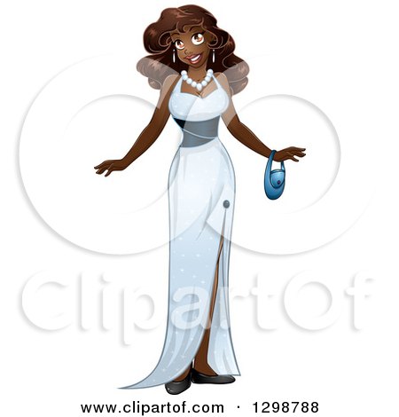 https://images.clipartof.com/small/1298788-Clipart-Of-A-Beautiful-Young-African-Woman-Wearing-A-White-Evening-Gown-Royalty-Free-Vector-Illustration.jpg