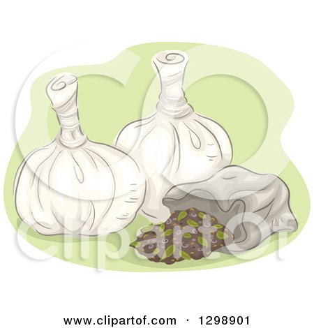 Clipart of Poultices - Royalty Free Vector Illustration by BNP Design Studio