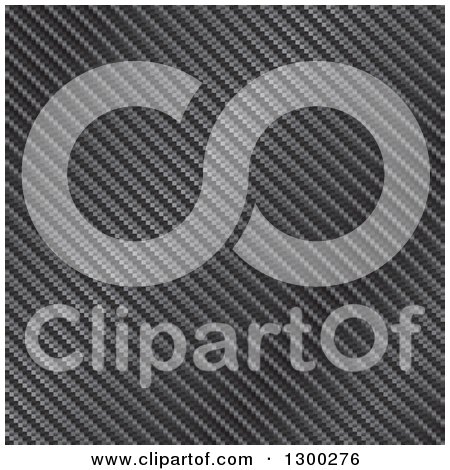 Clipart of a Shiny Diagonal Carbon Fiber Texture Background - Royalty Free Vector Illustration by Arena Creative