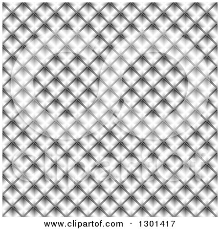 Clipart of a Silver Geometric Background Pattern - Royalty Free Vector Illustration by vectorace