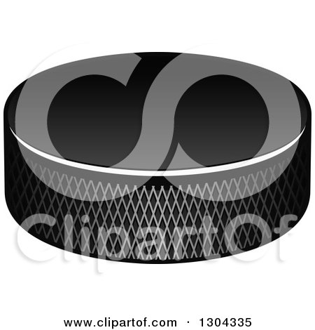Clipart of a Hockey Puck 2 - Royalty Free Vector Illustration by Vector Tradition SM
