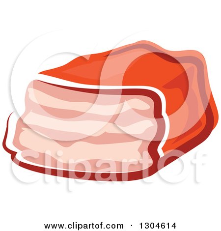 Clipart of a Meatloaf - Royalty Free Vector Illustration by Vector Tradition SM