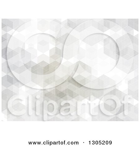 Clipart of a Cubic Abstract Geometric Background - Royalty Free Vector Illustration by KJ Pargeter