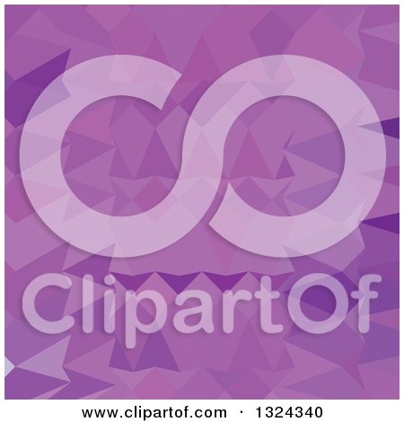 Clipart of a Low Poly Abstract Geometric Background of Bright Lavender - Royalty Free Vector Illustration by patrimonio