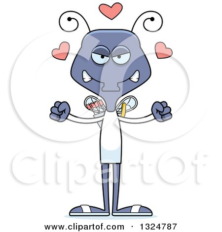 Clipart of a Cartoon Mad Housefly Cupid - Royalty Free Vector Illustration by Cory Thoman