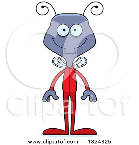 Clipart of a Cartoon Happy Housefly in Pjs - Royalty Free Vector Illustration by Cory Thoman