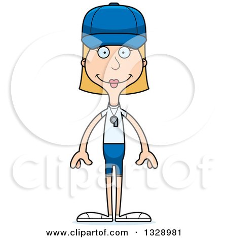 https://images.clipartof.com/small/1328981-Clipart-Of-A-Cartoon-Happy-Tall-Skinny-White-Woman-Sports-Coach-Royalty-Free-Vector-Illustration.jpg