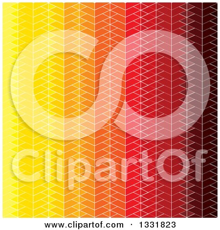 Clipart of a Geometric Background of Orange and Yellow - Royalty Free Vector Illustration by ColorMagic