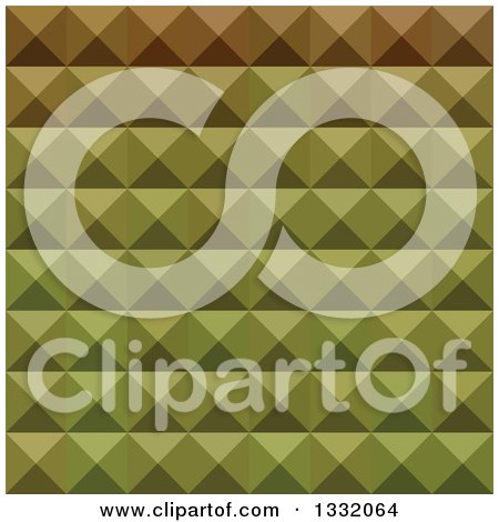 Clipart of a Geometric Background of 3d Pyramids in Mignonette Green - Royalty Free Vector Illustration by patrimonio