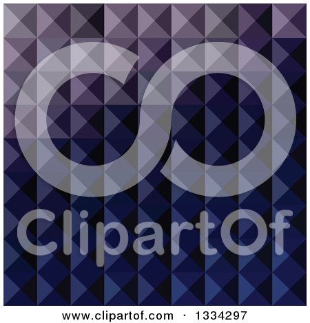 Clipart of a Geometric Background of 3d Pyramids in Purple Taupe - Royalty Free Vector Illustration by patrimonio