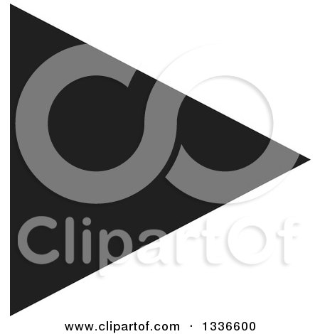 Clipart of a Black or Media Play Arrow App Icon Button Design Element - Royalty Free Vector Illustration by ColorMagic