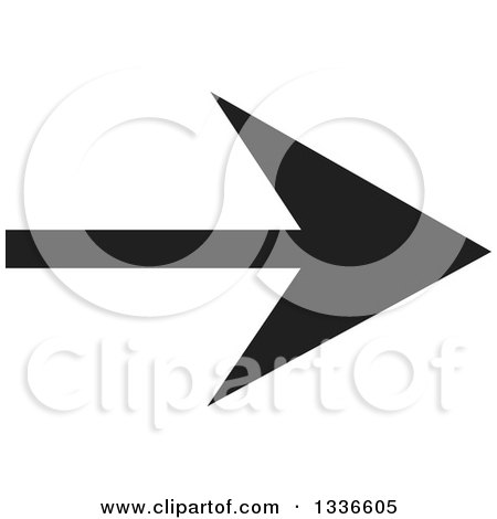 Clipart of a Black Arrow App Icon Button Design Element 2 - Royalty Free Vector Illustration by ColorMagic