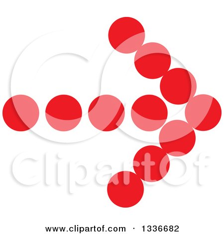 Clipart of a Red Arrow App Icon Button Design Element 5 - Royalty Free Vector Illustration by ColorMagic