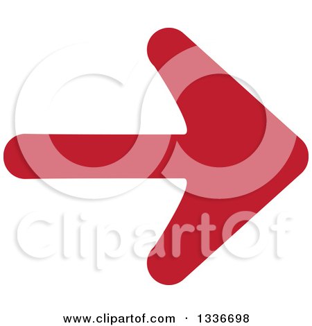 Clipart of a Red Arrow App Icon Button Design Element 4 - Royalty Free Vector Illustration by ColorMagic