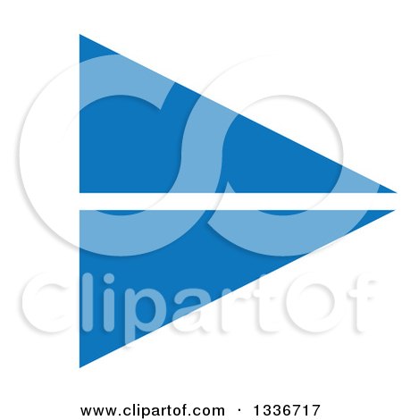 Clipart of a Blue Arrow App Icon Button Design Element 7 - Royalty Free Vector Illustration by ColorMagic