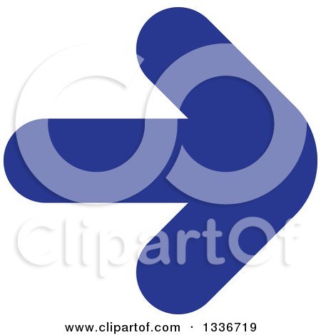 Clipart of a Blue Arrow App Icon Button Design Element 4 - Royalty Free Vector Illustration by ColorMagic