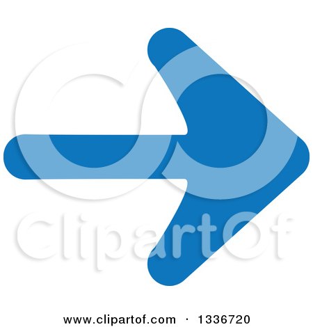 Clipart of a Blue Arrow App Icon Button Design Element 5 - Royalty Free Vector Illustration by ColorMagic