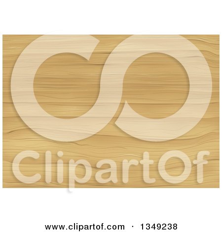 Clipart of a Light Wood Grain Texture Background - Royalty Free Vector Illustration by dero