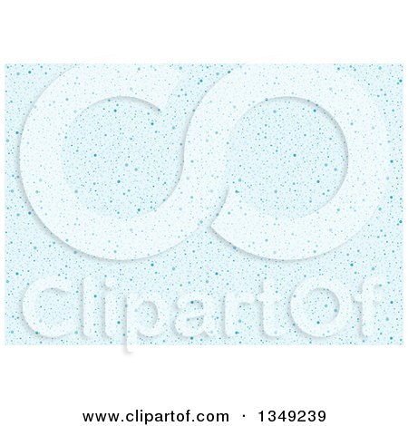 Clipart of a Background of Small Dots on Blue - Royalty Free Vector Illustration by dero
