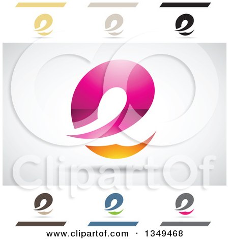 Clipart Of Abstract Letter E Logo Design Elements Royalty Free Vector Illustration By Cidepix