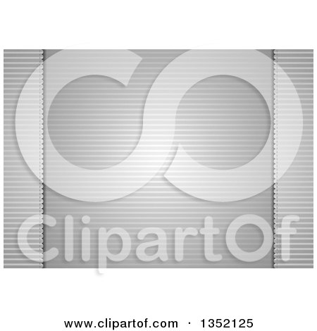 Clipart of a Gray Stripe Background - Royalty Free Vector Illustration by dero