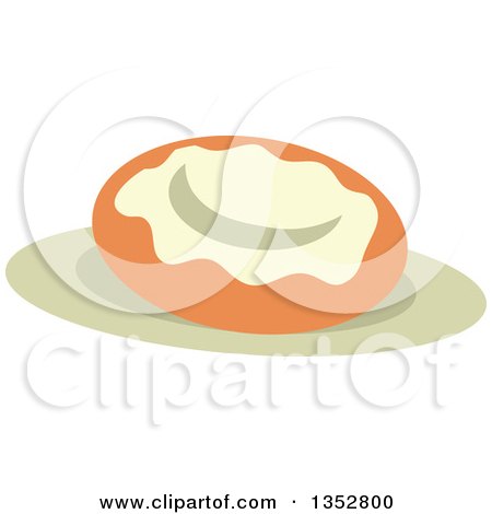 Clipart of a Pastry - Royalty Free Vector Illustration by BNP Design Studio