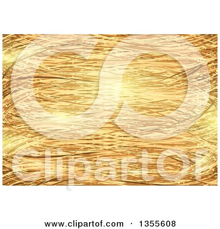 Clipart of a Background of Golden Strands - Royalty Free Vector Illustration by dero