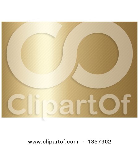 Clipart of a Background of Diagonal Stripes on Shiny Gold - Royalty Free Vector Illustration by dero