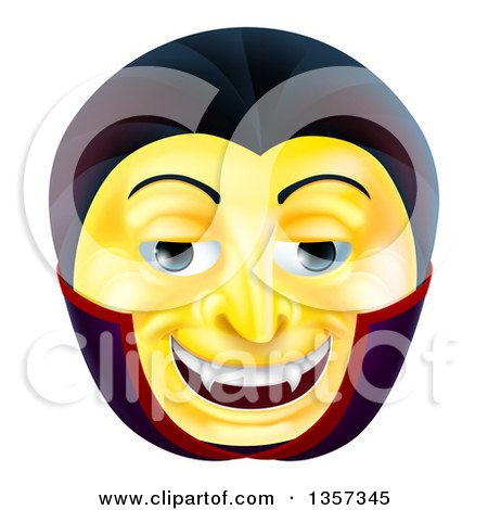 Clipart of a 3d Yellow Smiley Emoji Emoticon Face - Royalty Free Vector Illustration by AtStockIllustration