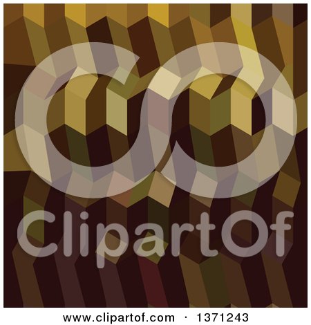 Clipart of an Abstract Geometric Background in Caput Mortuum Brown - Royalty Free Vector Illustration by patrimonio
