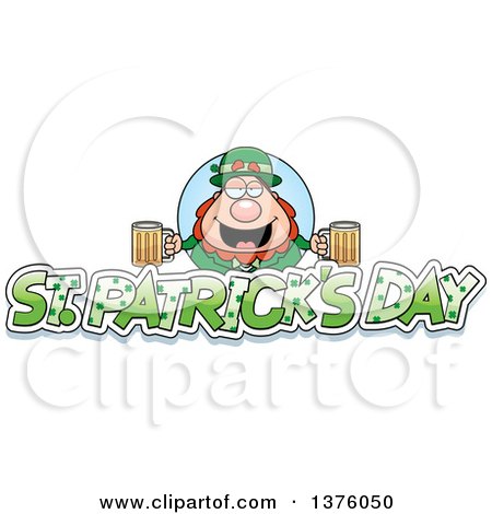 Clipart of a Happy St Patricks Day Leprechaun - Royalty Free Vector Illustration by Cory Thoman