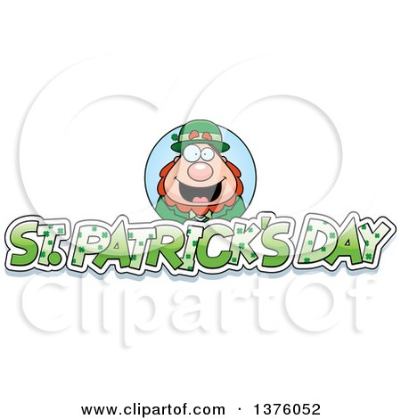 Clipart of a Happy St Patricks Day Leprechaun - Royalty Free Vector Illustration by Cory Thoman
