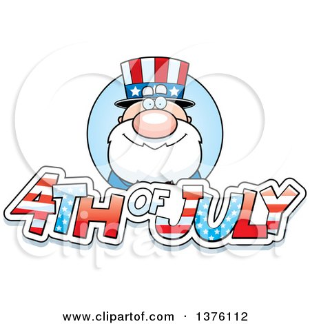 Clipart of a Fourth of July Uncle Sam - Royalty Free Vector Illustration by Cory Thoman