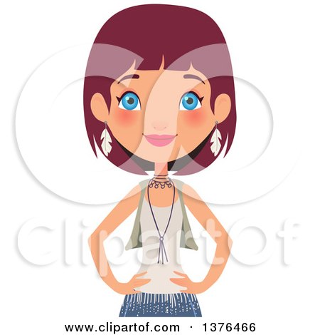 https://images.clipartof.com/small/1376466-Clipart-Of-A-Happy-Blue-Eyed-Red-Haired-Caucasian-Boho-Chic-Woman-Standing-With-Her-Hands-On-Her-Hips-Royalty-Free-Vector-Illustration.jpg