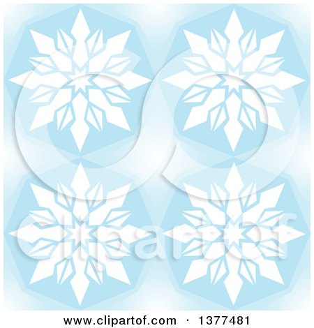 Clipart of a Blue Diamond Background - Royalty Free Vector Illustration by Cherie Reve