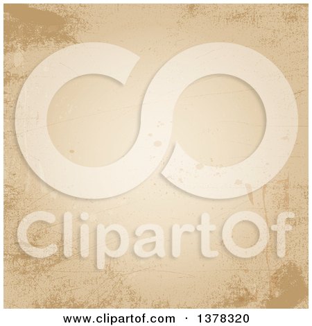 Clipart of a Grungy Vintage Aged Background - Royalty Free Vector Illustration by KJ Pargeter