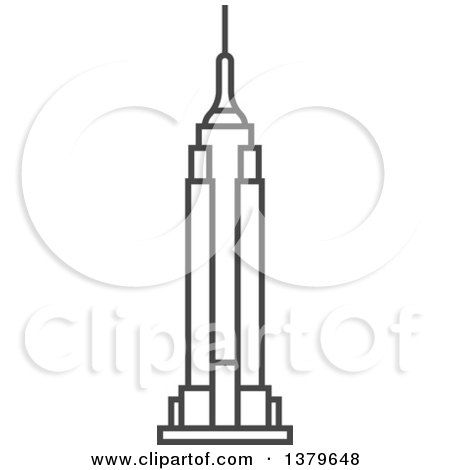 empire state building drawing