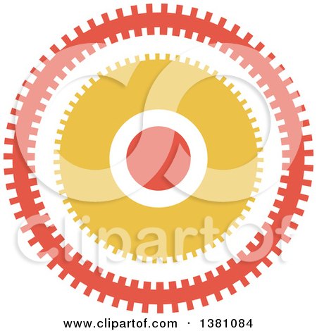 Clipart of a Steampunk Gear Cog Wheel - Royalty Free Vector Illustration by BNP Design Studio