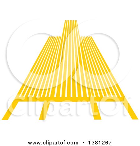 Clipart of a City Highrise Building - Royalty Free Vector Illustration by ColorMagic