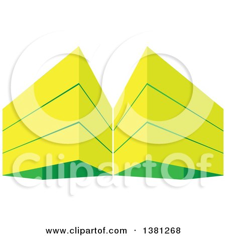 Clipart of City Highrise Buildings - Royalty Free Vector Illustration by ColorMagic