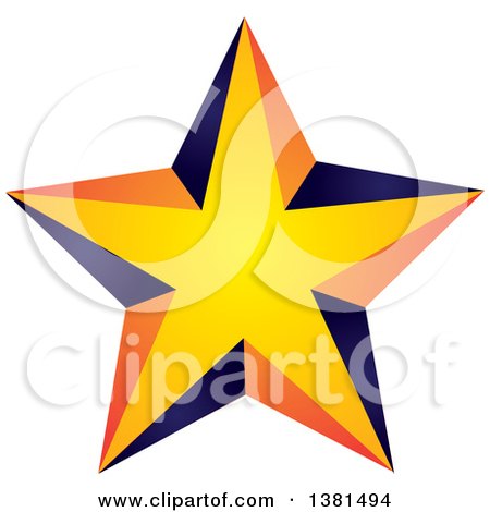 Clipart of a Star Design - Royalty Free Vector Illustration by ColorMagic