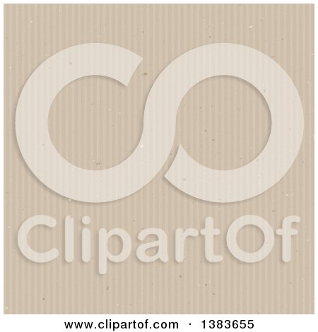 Clipart of a Background of Cardboard Texture - Royalty Free Vector Illustration by KJ Pargeter